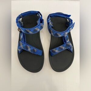 Teva Youth Size 3 Hurricane XLT 2 Water Sandals Blue Black Boys Kids